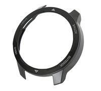 Eminchu Custodia Protettiva per Smart Watch Custodia Protettiva in TPU Resistente Ai Graffi per Mi Watch Color 2 e Ideale per L'esercizio Quotidiano (Lettera bianca sul nero)