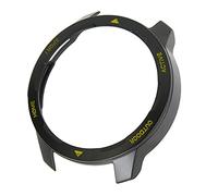 Eminchu Custodia Protettiva per Smart Watch Custodia Protettiva in TPU Resistente Ai Graffi per Mi Watch Color 2 e Ideale per L'esercizio Quotidiano (Lettera gialla sul nero)