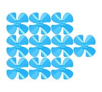 Eminchu da 40 Mm 4 Pale Leggera e Forte per Modello di Auto Giocattolo Fai da Te 10 Pezzi di Accessori in Plastica Durevole (BLUE)
