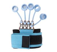 Eminchu Esercitatore per Dita, Rinforzante per la Presa della Mano, Dispositivo con Cinturino Polso Regolabile con Impugnatura in Silicone per Forza delle Dita, Ideale per Arrampicata su Roccia, (40