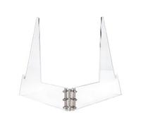 Eminchu Espositore per Cinture da Campionato, Supporto per Cinture in Acrilico con Larghezza Regolabile con Bordi Lisci, Ideale per Trofei di Boxe e Wrestling, 24x22,8 Cm