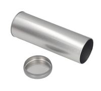 Eminchu Estintore per Moxibustione, Bruciatore per Bastoncini di Moxa in Acciaio Inossidabile, Estintore per Stoccaggio a Combustione Efficiente con Coperchio, Ideale per un Uso Portatile Leggero