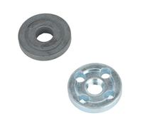 Eminchu Flangia Esterna Interna Smerigliatrice Angolare Nera da 1 Paio, Kit Flangia Dado di Bloccaggio Smerigliatrice Angolare per Rotore Motore 9523 con Struttura in Metallo