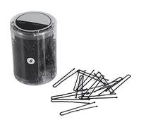 Eminchu Forcine per Capelli Ondulate Durevoli 300 Pezzi per Strumenti Parrucchiere, Pinze per Capelli Neri per Raccolti Raccolti, Chignon, Strumenti per lo Styling per Professionisti del Salone e