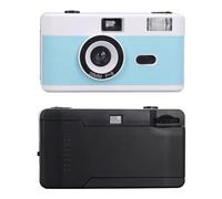 Eminchu Fotocamera retrò Riutilizzabile da 35 Mm Funzionamento Semplice Compatta Leggera con Flash per un Uso Versatile Supporto per Pellicole 135 Tutti gli Hobbisti Analogici (#3)