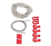 Eminchu Gancio Traino Trailer Bracket per Modelli 1/10 | Ferro robusto, design compatto, adatto per SCX10, CC01, D90