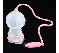 Eminchu Infusore per tè in Silicone, Filtro per Colino da tè Dalla Forma Elegante, Infusore per Uso Alimentare con Resistenza Alle Alte Temperature 250, Ideale per Preparare il in Casa (PINK)