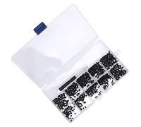 Eminchu Kit Assortimento di Viti a Testa Croce da 501 Pezzi con Cacciavite per Progetti Fai da Te e Riparazioni, Acciaio Al Carbonio Resistente, 10 Dimensioni