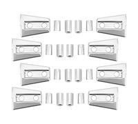 Eminchu Kit Coperture per Cardini delle Portiere Compatibile con Wrangler | Resistente allo sbiadimento, protegge dai graffi, materiale ABS superiore