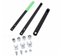 Eminchu Kit di Attrezzi per Cinghia a Serpentina, Chiave Tendicinghia da 3/8 e 1/2 Pollici con 4 Prese 3 Chiavi a Zampa di Gallina 2 Viti Esagonali per Cuscino, per Meccanici di