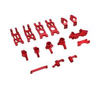 Eminchu Kit Sterzo RC per Auto HBX 1/18, Assieme di Ricambio Completo | Lega di alluminio, durevole e resistente all\'usura, migliora le prestazioni dello sterzo, adatto per HBX 18859 18858 18857