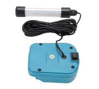 Eminchu Lampada da Pesca A LED, Adatta per Batteria da 18 V 126 Perline LED Luminosità 1300 Lm IP68 Lampada Subacquea Impermeabile per Pesci, con Porte di Ricarica USB A e USB C, per