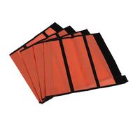 Eminchu Leggings Antimosche per da 4 Pezzi Protezione Leggera e Traspirante per Le Gambe del Cavallo al Pascolo Utilizzando Rete di Alta qualità (Orange)