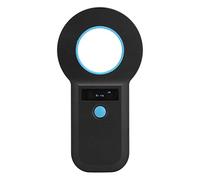 Eminchu Lettore Portatile per Scanner di Etichette per Animali per L'identificazione e la Gestione degli Animali Domestici 134,2 KHz con Connessione USB (BLACK)