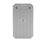 Eminchu Microfono per Conferenze USB per Giochi, Skype, Zoom, Microfono per PC a Condensatore Omnidirezionale a 360 Gradi, 2, da Tavolo per Laptop Plug and Play (Grigio meteorite)