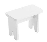 Eminchu Mini Set di a Coda per Casa delle Bambole in Legno Squisitamente Realizzato per la Decorazione della Casa delle Bambole in Scala 1:12 e gli Amanti delle (WHITE)