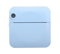 Eminchu Mini Stampante Termica, Stampante Portatile Senza Inchiostro, Creatore di Adesivi Printpods, APP con Foto, Note di Studio, Riconoscimento Testo OCR, Ideale per Ufficio e Scuola (BLUE)