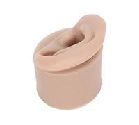 Eminchu Modello di Piercing All'orecchio in Silicone Strumento di Pratica Flessibile e Morbido per Piercing per Principianti Colore della Pelle Scura 1 unità (Sinistra)