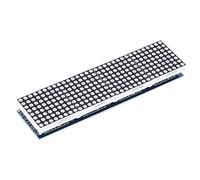 Eminchu Modulo di Controllo a Matrice di Punti, Microcontroller a Chip Singolo LED, Driver Integrato 4 in 1 per Progetti, Modulo Display a Catodo Comune 8 X 8