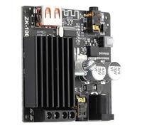 Eminchu Modulo Scheda Amplificatore Digitale, Scheda Ricevitore Stereo a Doppio Canale BT 5.0, Mini Amplificatore con Ingresso Disco USB U, Ideale per Altoparlanti da 20-200 W 4-8 Ohm, DC5-24V