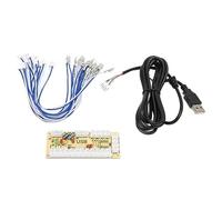 Eminchu No Delay Encoder USB Tecnologia COMS Ad Alte Prestazioni Fai da Te per 1 2 3 RetroPie, Adatto per Mame Cabinet, Cavo a 15 Pulsanti