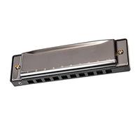 Eminchu Piccolo Strumento a Fiato Portatile per Armonica a Chiave C a 10 Fori per Principianti e Studenti Design Durevole con Canna in Rame ABS