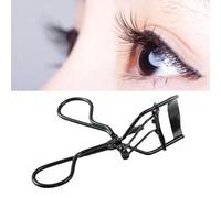 Eminchu Piegaciglia, Piegaciglia Professionale Ultra Grandangolare Volumizzante a Lunga Durata con Impugnatura Comoda, Ideale per Tutte le Forme di Occhi Nero Metallo