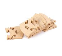 Eminchu Ponte per Violino da 10 Pezzi 4/4 in Legno di Acero Resistente in Stile Barocco a Grandezza Naturale per una Migliore qualità del Suono