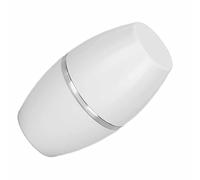 Eminchu Rullo Facciale per il Controllo Dell'olio con Mini Strumento di Massaggio in Materiale Naturale in Pietra Vulcanica per la Cura della Pelle e il Trucco (WHITE)