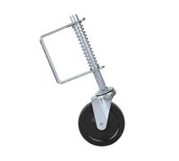 Eminchu Ruota per Cancello in Gomma Rotella Caricata a Molla per Carichi Pesanti per un Funzionamento Regolare del Cancello Capacità di Carico di 110 Libbre per Cancelli Agricoli