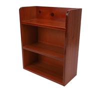 Eminchu Scaffale in Legno, Organizer da Parete da Tavolo a 3 Livelli, Espositore con Bordi Lisci per Cosmetici, Accessori e Decorazioni
