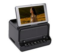 Eminchu Scanner per Diapositive 12mpr Archiviazione Foto,LCD 5IN | WIFI Transfer E Modifica Con Un Tocco,Corpo ABS,2mp CMOS per Digitalizzare Casa,Supporta 135/126/110/Super 8,Bianco