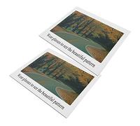 Eminchu Scheda di Prova per Occhiali da Sole Polarizzati per Accessori per Occhiali, Carta di Prova da 2 Pezzi Resistente e Comoda per la Casa o il Negozio di da Sole, Dimensioni 17x14 Cm