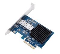 Eminchu Scheda di Rete PCIe da 10 Gbps, Scheda Ethernet in Fibra Ottica con Porta SFP Singola, la Workstation con Supporto PCIe 3.0 X4 IEEE 802.3ae 10GBASE LR/SR