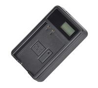 Eminchu SEIVI EN-EL15 Caricabatteria per Fotocamera Display LCD Ricarica e Affidabile per D800 D750 D7000 Uso Portatile da Viaggio