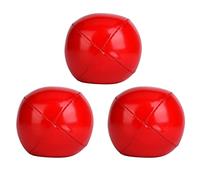 Eminchu Set di Palline da Giocoliere Palline da Giocoliere in Resistente Pelle PU per Principianti e Professionisti, flessibilità delle per Esercizi, 3 Pezzi per Imparare a Destreggiarsi tra Bambini