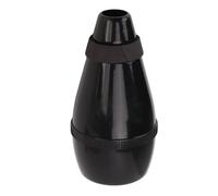 Eminchu Silenziatore per Tromba in ABS Leggero, Ideale per Principianti e Studenti per Esercitarsi con la Banda Classica Jazz (BLACK)