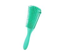 Eminchu Spazzola Districante a 8 File Design Ergonomico per un Facile Utilizzo e Massaggio del Cuoio Capelluto per Capelli Ricci Plastica Leggera Portatile 1 unità (GREEN)