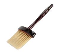 Eminchu Spazzola per Capelli con Manico Lungo Design Vintage Pulizia Morbida per Barbieri Rosso Marrone 9,4 X 3,9 X 1,4 Pollici