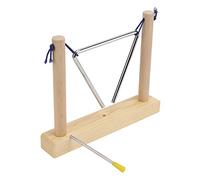Eminchu Strumento Musicale Triangolare a Percussione Manuale, Triangolo con Cornice in Pino, Triangolo per Performance, Ideale per l'educazione Musicale