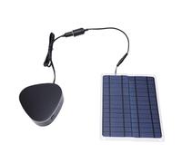 Eminchu Stufa Solare 60W per Campeggio Ed Emergenze,1.7in | Termosifone Portatile Con Vano Batteria E Doppia Uscita USB,Ricarica Dispositivi per Cuccia per Animali,Cavo 100CM