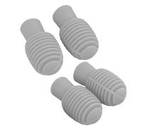 Eminchu Suggerimenti per la Pratica Silenziosa della Bacchetta da 4 Pezzi, Ammortizzatore in Silicone per Un'esperienza di Gioco Tranquilla (GREY)