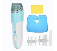 Eminchu Tagliacapelli Elettrico Portatile Tagliacapelli per Bambini con Forte Aspirazione e Pettine Guida Regolabile per Uso Domestico, Impermeabile 600mAh