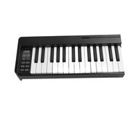 Eminchu Tastiera per Pieghevole a 61 Tasti, Elettronico Portatile con Bluetooth, Pedale Sustain e Custodia Morbida, Ideale per Principianti e per Migliorare le Proprie abilità (BLACK)