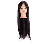 Eminchu Testa di Manichino per Capelli Lunghi Bambola Professionale per lo Styling dei Capelli per Parrucchieri e Studenti - Sintetici Ad Alta Temperatura - Facile Usare - 1 unità