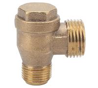 Eminchu Valvola di Ritegno per Compressore D'aria in Ottone con Elevato Fattore di Sicurezza per Prevenire il Flusso Inverso dei Sistemi Idraulici 1/2x3/8 per Compressori D'aria