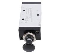 Eminchu Valvola Push-pull Pneumatica a 5 Vie e 2 Posizioni, Valvola di Controllo dell'aria con Interfaccia NPT da 3/8 Pollici, Ideale per l'automazione Industriale e il Controllo dei Cilindri