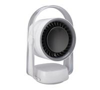 Eminchu Ventilatore da Tavolo, 100 velocità, Silenzioso, Ricaricabile, con Batteria a Lunga Durata, Circolatore D'aria Ad Alta velocità con Batteria da 3500 MAh e Angolo Regolabile a