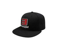 Eminem Cappellino da Baseball Slim Shady Mmlp2 Logo Nuovo Ufficiale Nero Size One Size