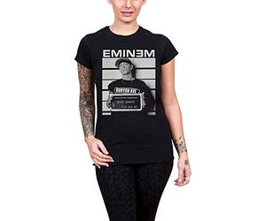 Eminem T-Shirt Arrest da Donna in Nero